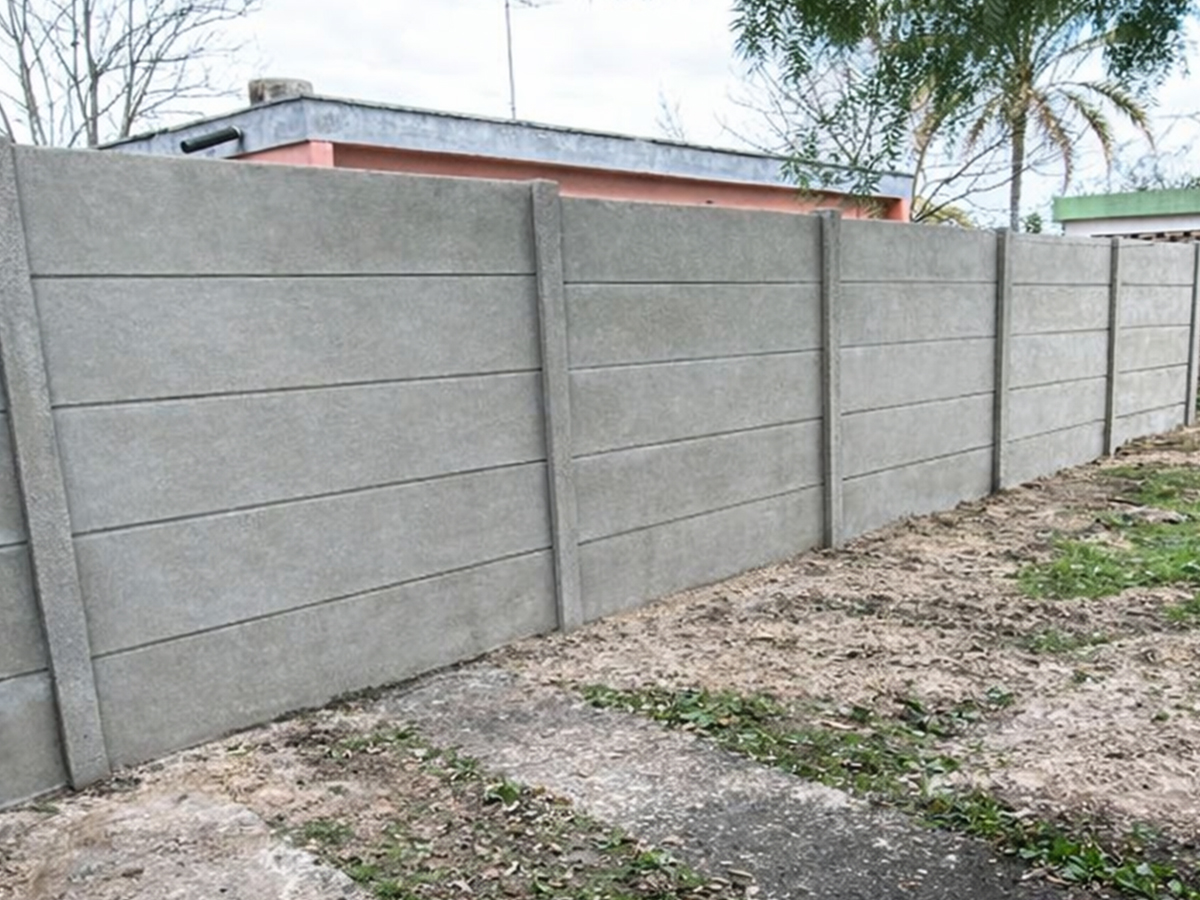 Predio Residencial Canelones - muro premoldeado